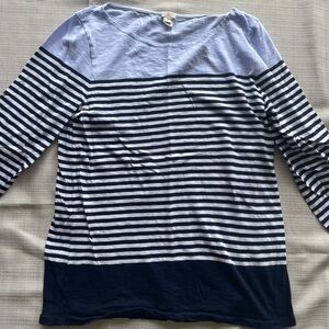 Women's J.Crew Cotton Long Sleeved T-Shirt - Sz. L